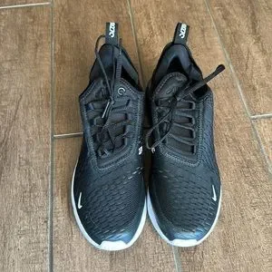 Nike Shoes Nike Air Max 27 Black With White Womens Size